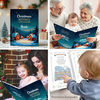 Christmas Rhymes And Personalised Poems Book, 2 of 12