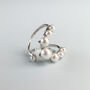 Sterling Silver Statement Pearl Ring, thumbnail 1 of 5