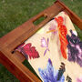 Autumnal Brown Floral Chilling Out Summer Furniture, thumbnail 6 of 8