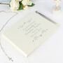 Personalised Sentiments Guest Book And Pen, thumbnail 2 of 7