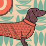 D Is For Dachshund Poster Print, thumbnail 3 of 4