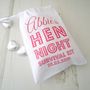 Personalised Hen Party Chocolate Heart Gift Favours, thumbnail 7 of 7