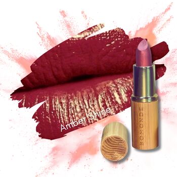 Vegan Satin Mineral Lipstick – Hydrating Natural Colour, 3 of 5