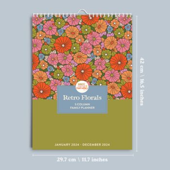 2024 Family Planner | Retro Florals, 11 of 12