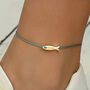 Adjustable Anklet Bracelet With Fish Charm, thumbnail 1 of 5