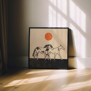 Wild Horses Print, Horses Print, Western Wall Art, 8 of 10