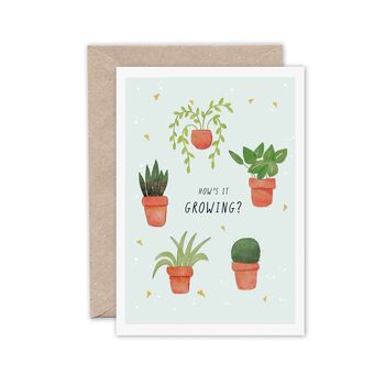 Plant Lover Greeting Card, 2 of 2