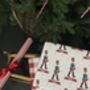 Drummer Boy Personalised Christmas Wrapping Paper, thumbnail 3 of 3