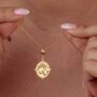 18ct Gold Iris Goddess Of Communication Necklace, thumbnail 1 of 7