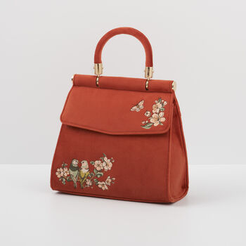 Lovebirds Mini Top Handle Tote, 4 of 7