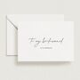Personalised To My.. On My Wedding Day Calligraphy Wedding Card, thumbnail 5 of 5
