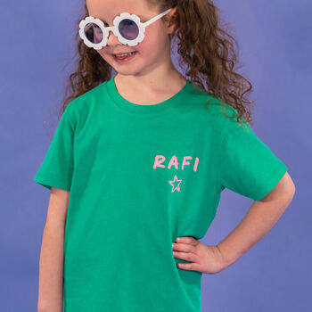 Children's Personalised Name Doodle T Shirt, 10 of 10