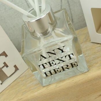 Personalised Any Text Crystal Reed Diffuser, 2 of 4