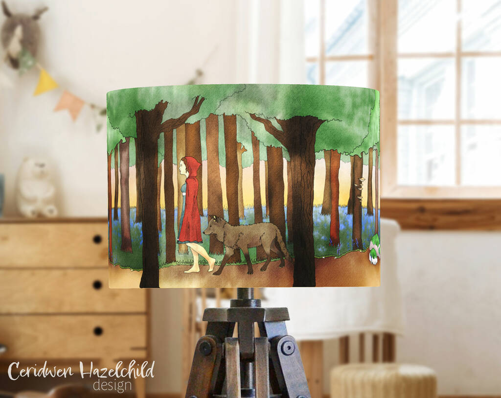 Red Riding Hood Lampshade, 1 of 4