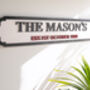 Personalised Street Sign In A Vintage Railway Design, thumbnail 2 of 5