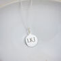Sterling Silver Small Personalised St Christopher Pendant, thumbnail 2 of 5