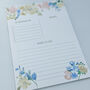 A5 Floral Schedule And Tasks Lined Notepad, thumbnail 2 of 4