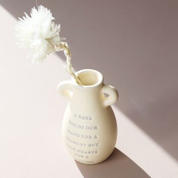 Small Ceramic Nana Bud Vase, 3 of 4