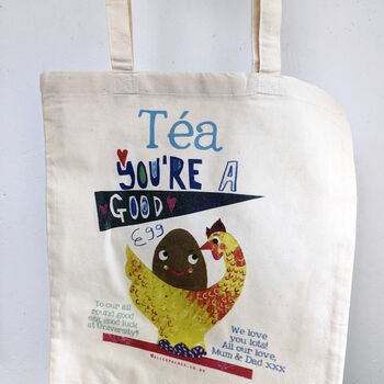Personalised You're A Good Egg Bag, 8 of 8
