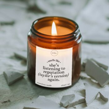 Reputation Taylor's Version Candle, Taylor Swift Candle With Matches, 4 of 10