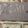 Personalised Grape And Vine Design House Sign Acrylic, thumbnail 3 of 8