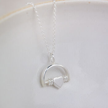 Sterling Silver Beaded Spinner Pendant, 3 of 5