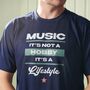 Personalised Hobby Lifestyle Men's T Shirt, thumbnail 1 of 3