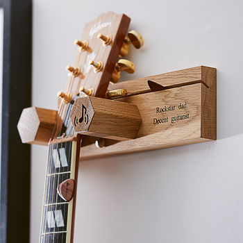 Personalised Guitar Stand And Plectrum Holder, 2 of 10