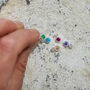 Gold Vermeil Bee Necklace With October Birthstone, thumbnail 5 of 9