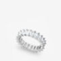 Sterling Silver Cubic Zirconia Ring For Women, thumbnail 4 of 4