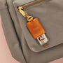 Personalised Leather Photo Bag Tag, thumbnail 1 of 4