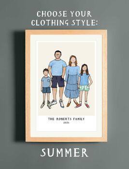 Illustrated Family Print, 4 of 6