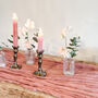 Dusty Pink Crinkled Cheesecloth Wedding Table Runner 3m, thumbnail 1 of 4