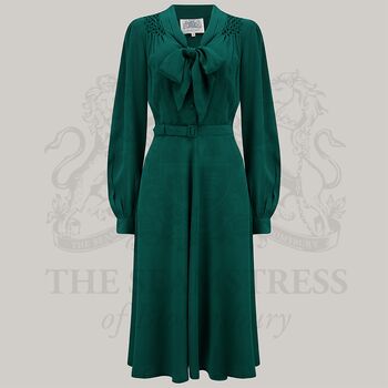 Eva Dress Authentic Vintage 1940s Style, 2 of 8