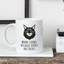 Funny Maine Coon Cat Mug, thumbnail 2 of 4