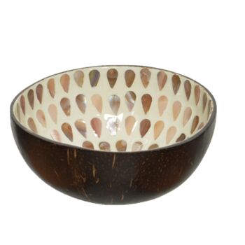 Coconut Bowls With Decorative Inlay, 3 of 5