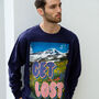 Get Lost Men's Slogan Sweatshirt, thumbnail 2 of 3