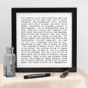 Art Quotes Print Gift For Artists, 2 of 6