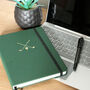Golf Gold Foil Embossed Notebook, thumbnail 1 of 4