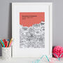 Personalised Chichester Graduation Gift Print, thumbnail 1 of 10