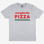 Margherita Pizza Men’s Slogan T Shirt, thumbnail 3 of 3