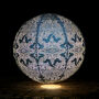 Blue Moroccan Outdoor Solar Lantern, thumbnail 5 of 6