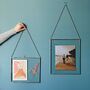 Silver Metal And Glass Hanging Photo Frame, thumbnail 1 of 12