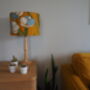 Mustard Bold Floral Handmade Lampshade, thumbnail 1 of 7