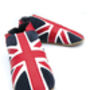 Mens Leather Union Jack Shoes , Slippers, thumbnail 2 of 5