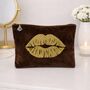 Lips Velvet Feel Make Up Bag, thumbnail 1 of 7