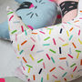 Screen Printed Cat Cushion, thumbnail 9 of 11