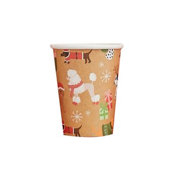 Eight Dog Christmas Paper Cups, 2 of 2
