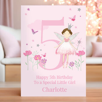 Personalised Fairy Princess Birthday Card, 2 of 6