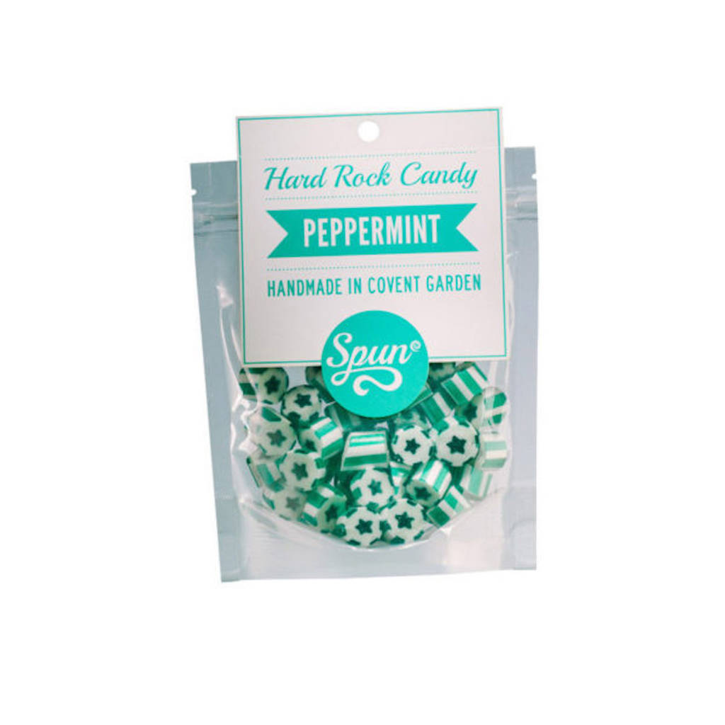 Peppermint Hard Rock Candy In A Bag By Spun Candy